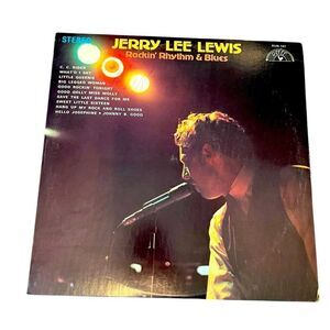 RARE JERRY LEE LEWIS “ROCKIN’ RHYTHM & BLUES” VINYL RECORD LP SUN RECORDS